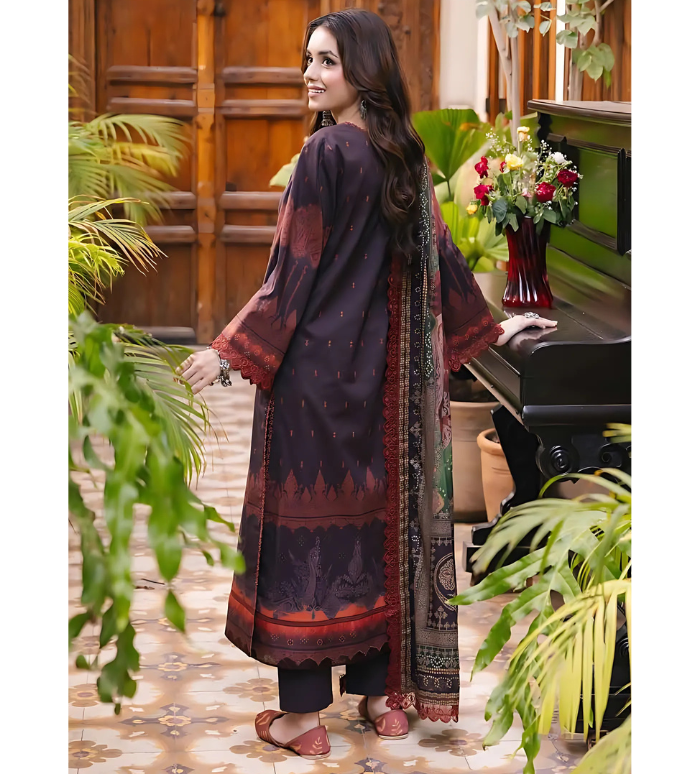 Original Asim Jofa Lawn Stitched AJGB-06