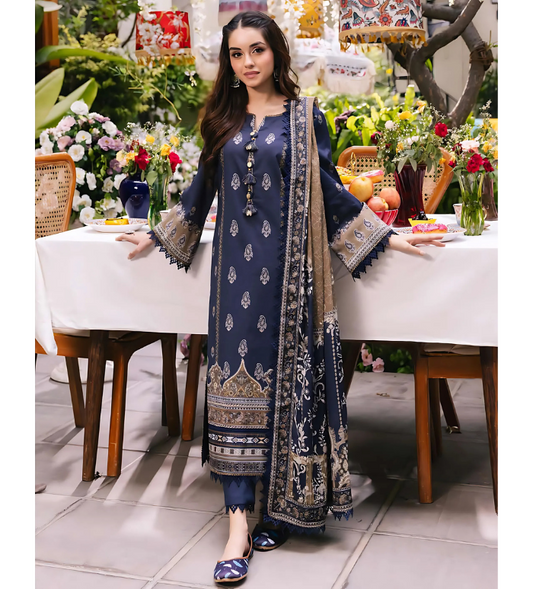 Original Asim Jofa Lawn Stitched AJGB-11