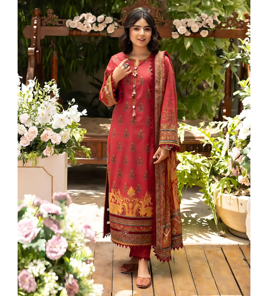 Original Asim Jofa Lawn Stitched AJGB-10